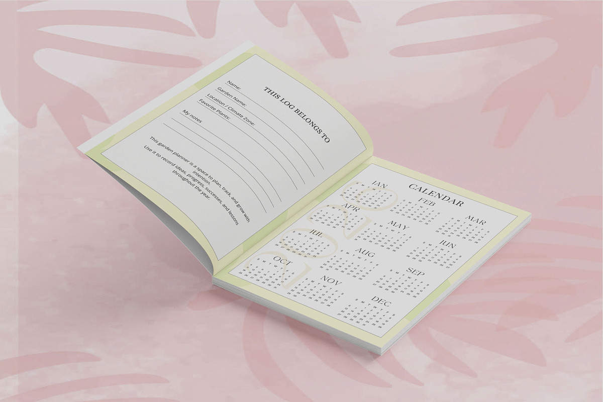 2026 Garden Planner, a Design Template by Book2bees (Photo 2 of 4)