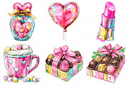 Valentine Day Glitter Clipart, an Illustration by Daily.Designs (Thumbnail 7 of 8)