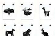 Cute animals BUNDLE, an Animal Illustration by Mii Lab (Thumbnail 9 of 20)