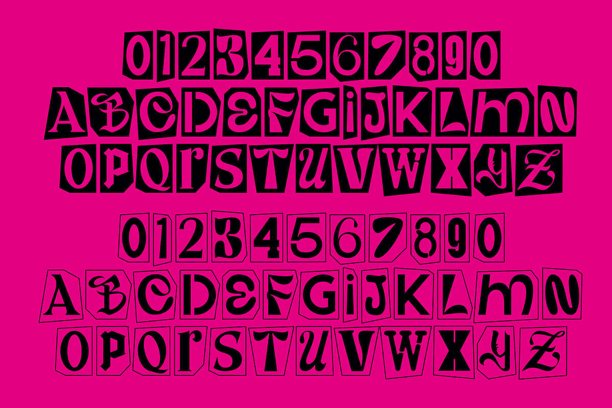 Punk Of Sad Font, a Symbol Font by Marvadesign (Photo 6 of 8)