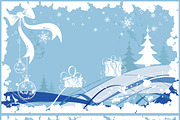 Christmas and New Year Backgrounds, a Decorative Illustration by TAlex (Thumbnail 6 of 7)