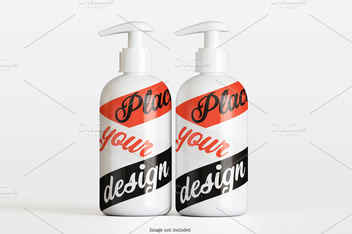 Cosmetic pump mockup bundles, a Cups & Container Mockup by Ambo Ampeng (Photo 18 of 32)