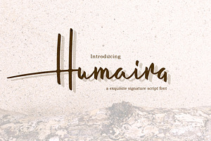 Humaira - Signature Fonts