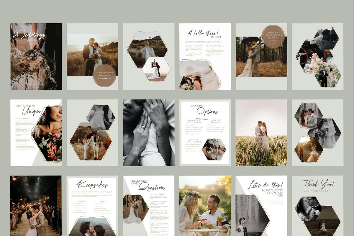 GOLD Wedding Photography Guide, a Magazine Template by Signature Edits (Photo 8 of 11)