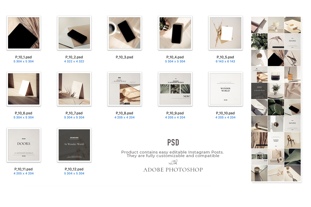 Minimalism. Feed №10, a Social Media Template by OntheMoon (Photo 12 of 12)