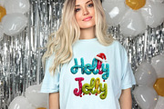 Holly Jolly Png Christmas Faux Yarn, an Illustration by designcity5 (Thumbnail 3 of 8)