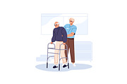 Rehabilitation, physiotherapy set, a Healthcare Illustration by PaperTrident (Thumbnail 7 of 11)