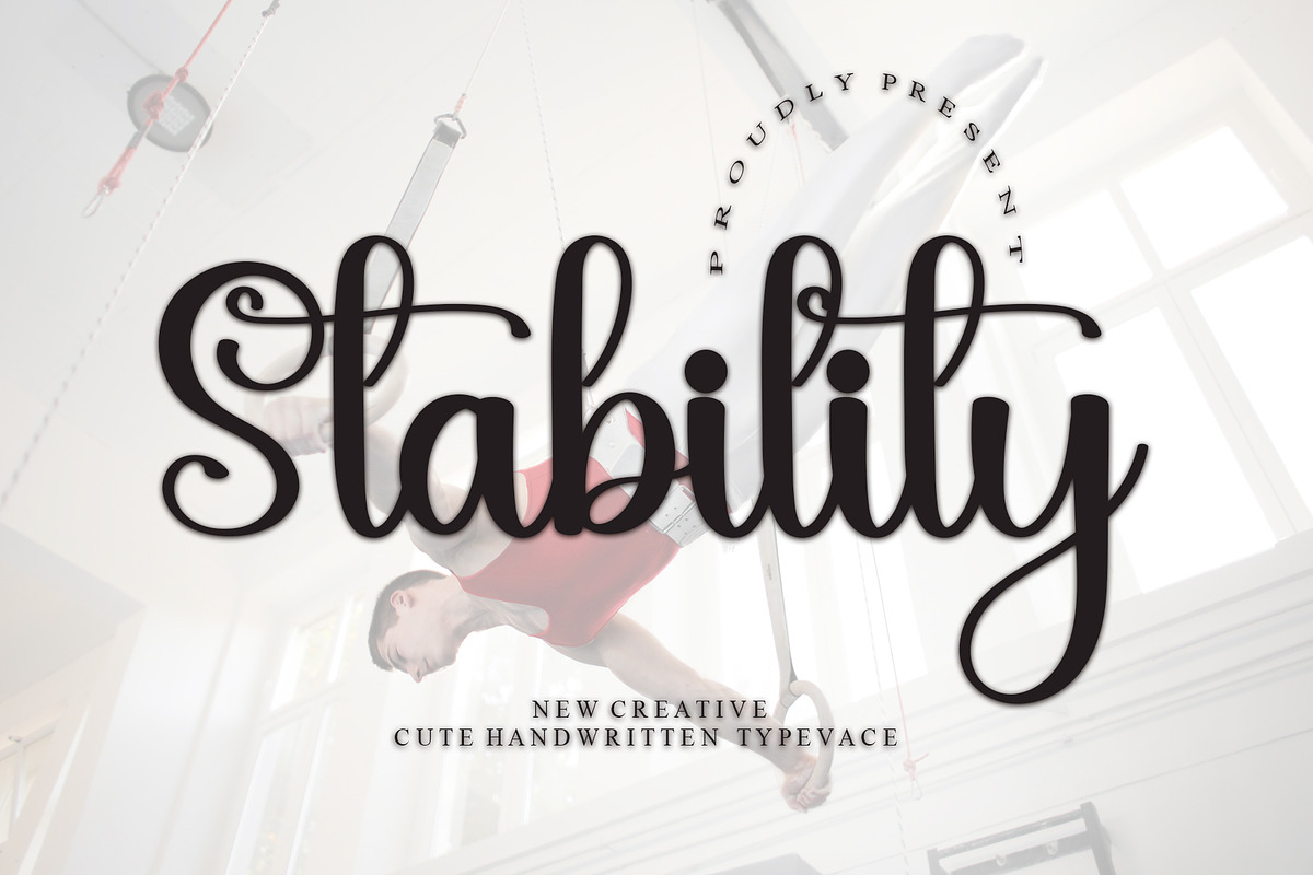 Stabililty, a Script Font by InermediaSTUDIO (Photo 1 of 6)
