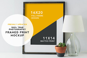Artist Series Framed Print Mockup #1