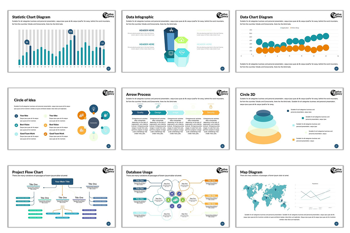 Creative Agency Template [PPTX], a Presentation Template by litoondev (Photo 9 of 15)