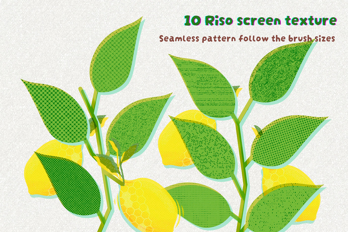Procreateibox Risograph Brushes, a Brush Add-On by ProcreateiBox (Photo 10 of 10)