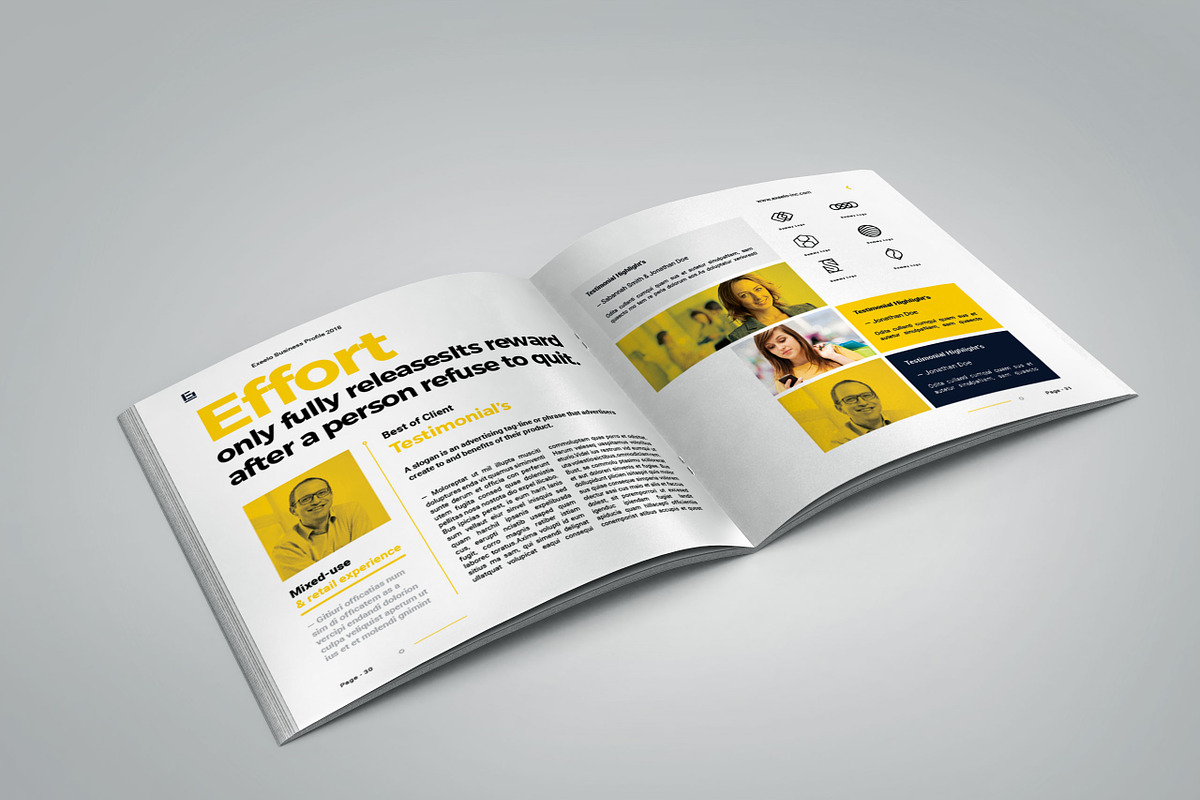 Square Company Profile, a Brochure Template by Elite_Standard (Photo 9 of 11)