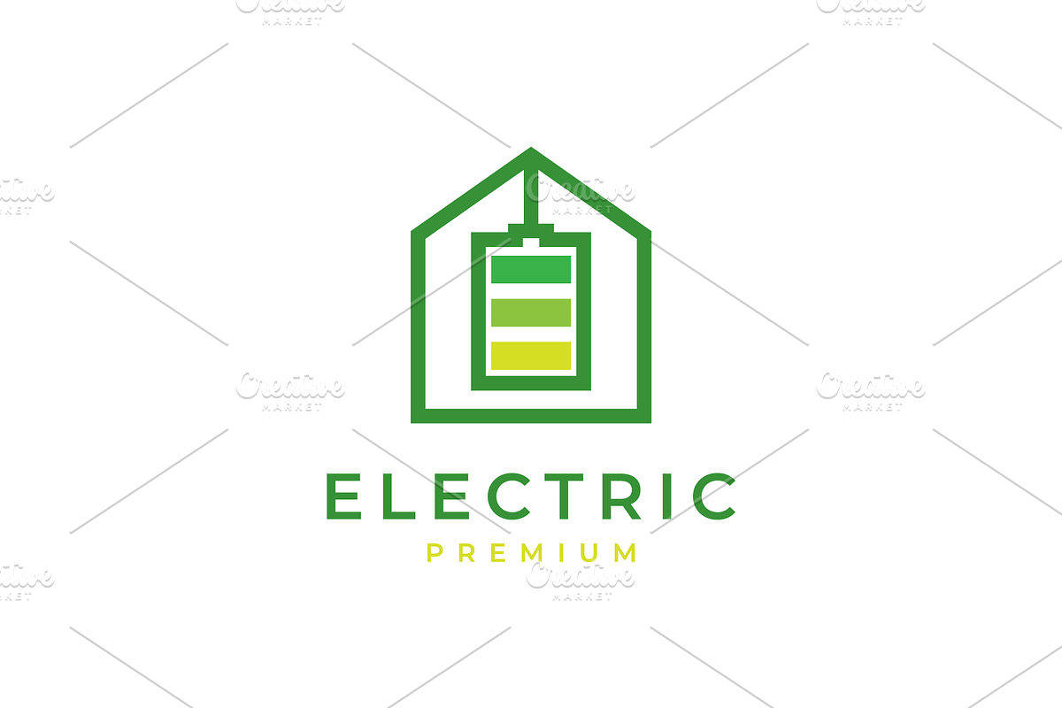 house energy electric modern logo, a Branding & Logo Template by devastd