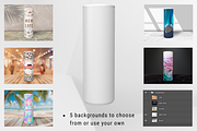 3D animated skinny tumbler mockup, a Product Mockup by Trendingdigital (Thumbnail 5 of 7)