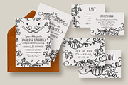 Halloween Pumpkin Wedding Suite, an Invitation Template by Knotted Design (Thumbnail 6 of 6)