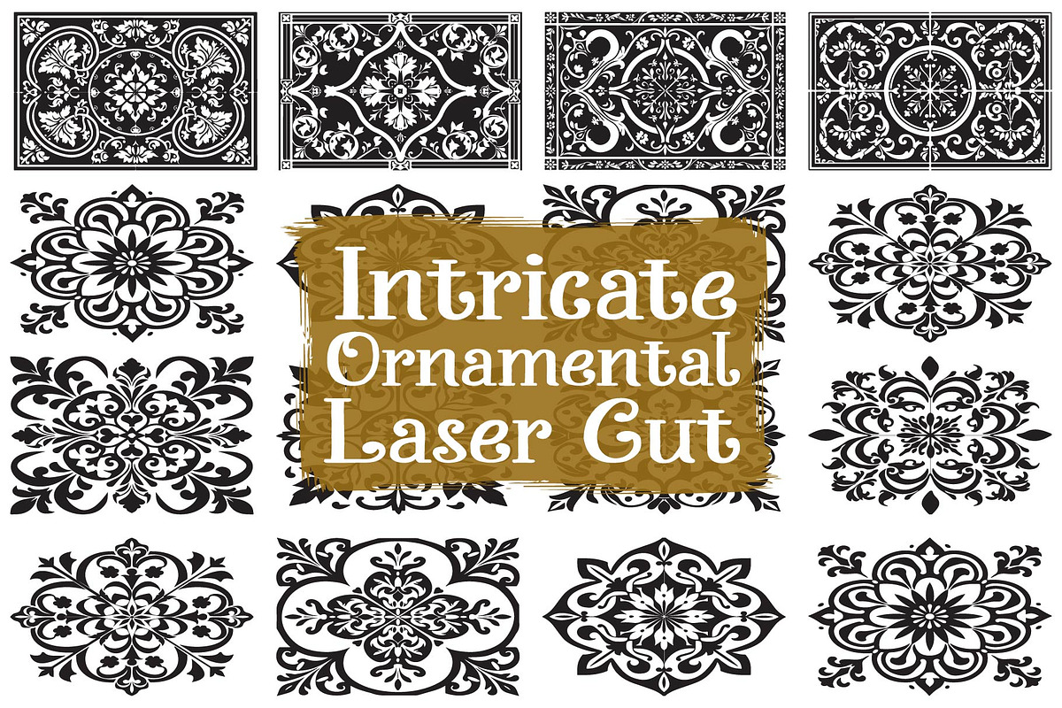 Elegant Ornamental Laser Cut, an Illustration by Designs_River