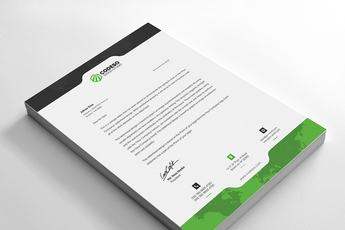 Business Letterhead, a Stationery Template by GenerousArt (Photo 9 of 9)