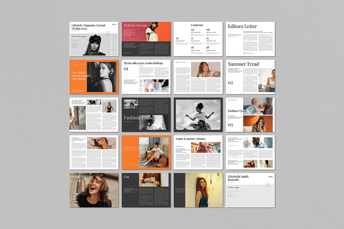 Lifestyle Magazine Template Landscap, a Magazine Template by ElvinPrint (Photo 8 of 8)