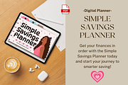 Simple Savings Planner, a Templates & Theme by bellaROSEworkshop (Thumbnail 5 of 5)