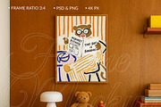 Nurcery  mockup in Mid-Century Style, a Product Mockup by SigaSigaMockup (Thumbnail 3 of 5)