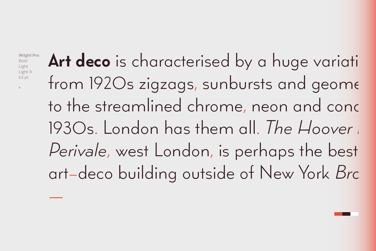 Wright - Family 50% off, a Sans Serif Font by Latinotype (Photo 11 of 15)