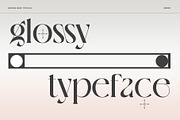 glossy - a modern serif, a Serif Font by INKSUN™ (Thumbnail 1 of 11)