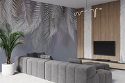 Wallpaper mockup Luxury living room, a Household Mockup by Hunny Badger (Thumbnail 4 of 8)