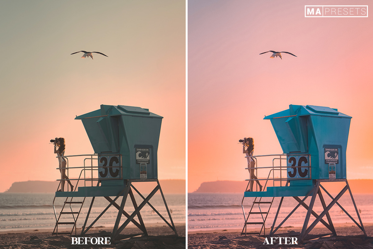 10 SUNSET Lightroom Presets, a Preset Add-On by MaPresets (Photo 2 of 16)