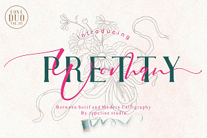 Pretty Woman Couple Font Duo