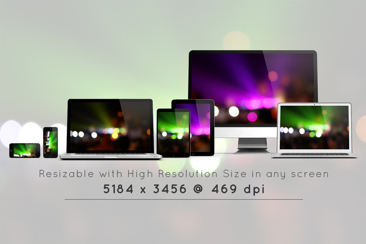 8 Lens Flare Bokeh Background preview 7