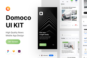 Domoco News UI KIT 