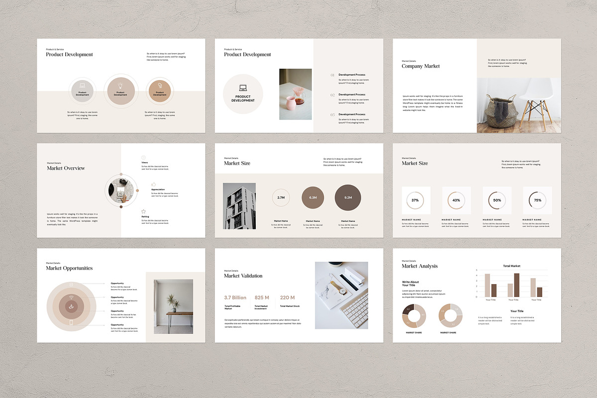 Business Plan PowerPoint Template, a Presentation Template by evgenystudio (Photo 8 of 17)