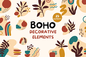 Boho Decorative Elements