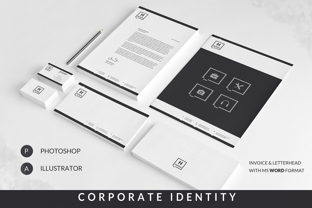 Corporate Identity, a Stationery Template by Mr-Template (Photo 1 of 3)