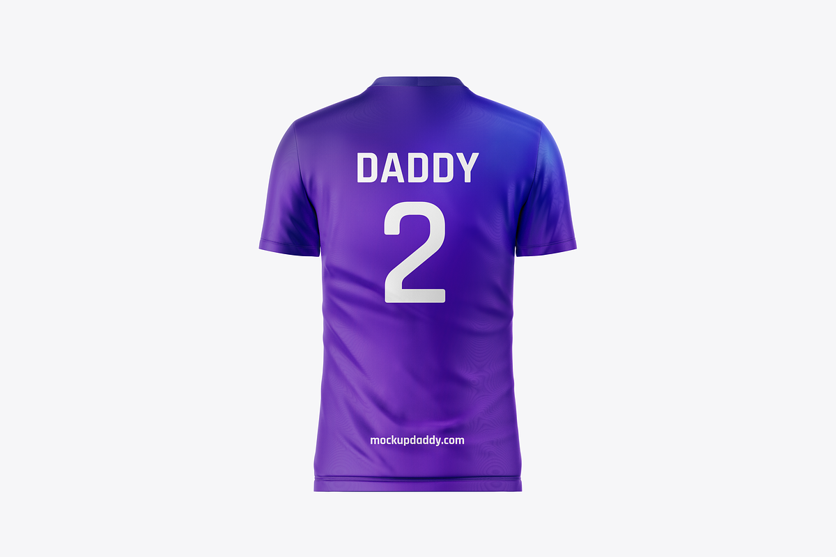 V Neck Men's Jersey Mockup, a Product Mockup by Mockupdaddy (Photo 6 of 9)