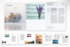 Contemporary Journal, a Print Template by McLittle Stock