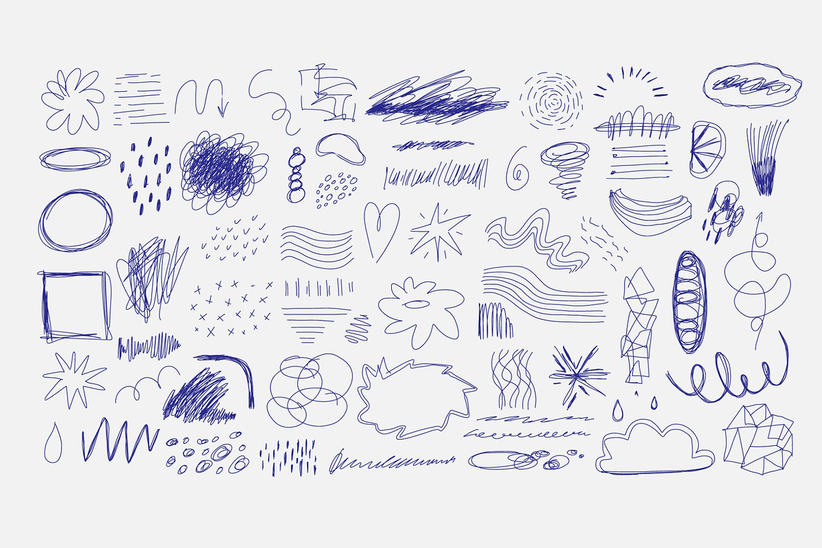 Modern pen scribble bundle 550 items, an Object Graphic by Kristina Chistiakova (Photo 4 of 10)