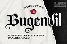 Bugenvil Modern Blackletter