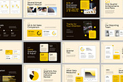 Quarterly Report Keynote Templates, a Presentation Template by Fit-tee (Thumbnail 2 of 2)