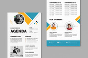 Conference Agenda Layout, a Stationery Template by ContestDesign (Thumbnail 3 of 3)