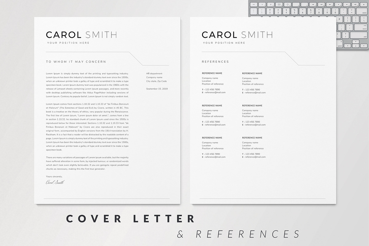 Resume Template / CV, a Resume Template by TheResumeCoach (Photo 3 of 5)