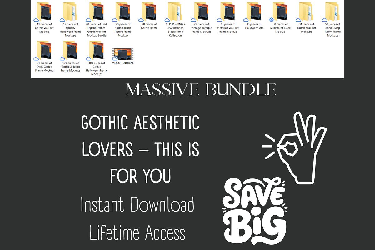 500+ Frame Mockup Bundle, a Mockup by StormDigitalArt (Photo 3 of 6)