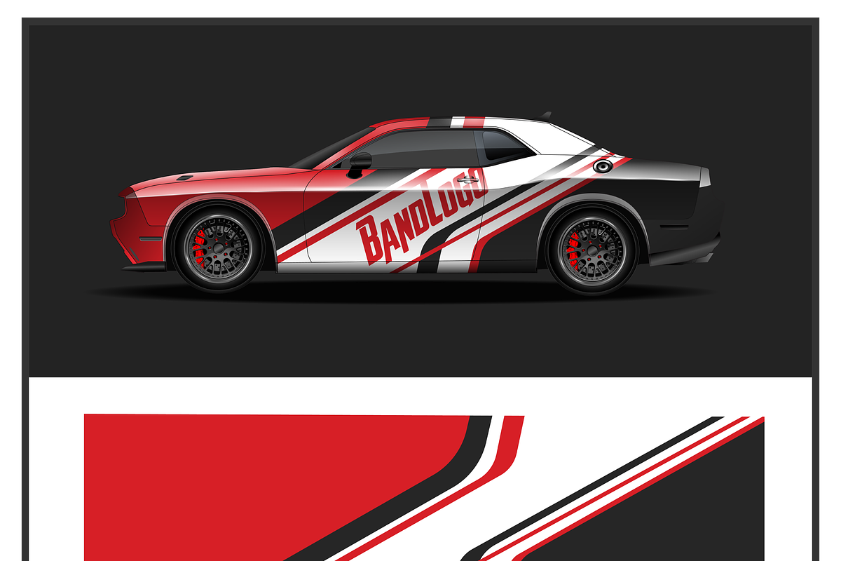 Bold Vehicle Wrap Design Pack, a Transportation Illustration by CarWrap design (Photo 1 of 4)