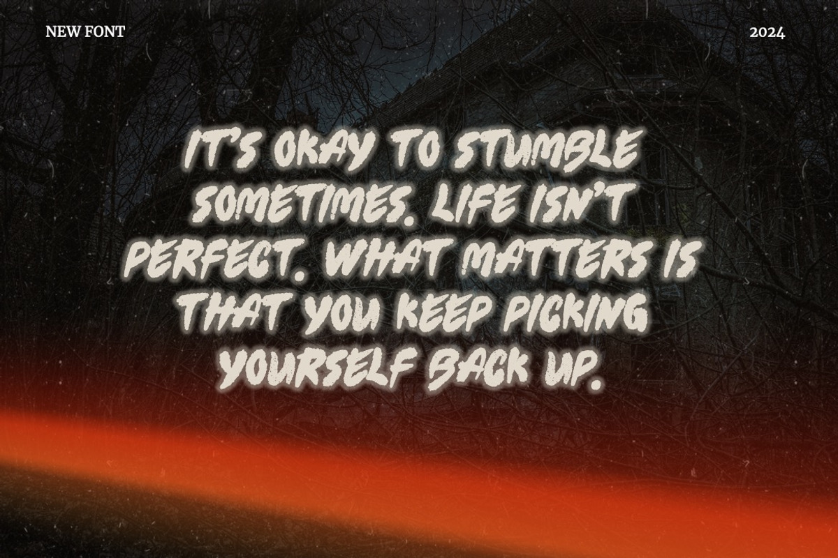 Clownie Zombies - Scary Horror Font, a Font by Dhabee (Photo 12 of 15)