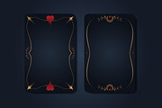 Magical Golden Tarot Card Frames, a Decorative Illustration by PsychocheArt (Thumbnail 6 of 6)