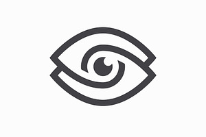Eye Care vector logo symbol, an Object Graphic by T.Vooka