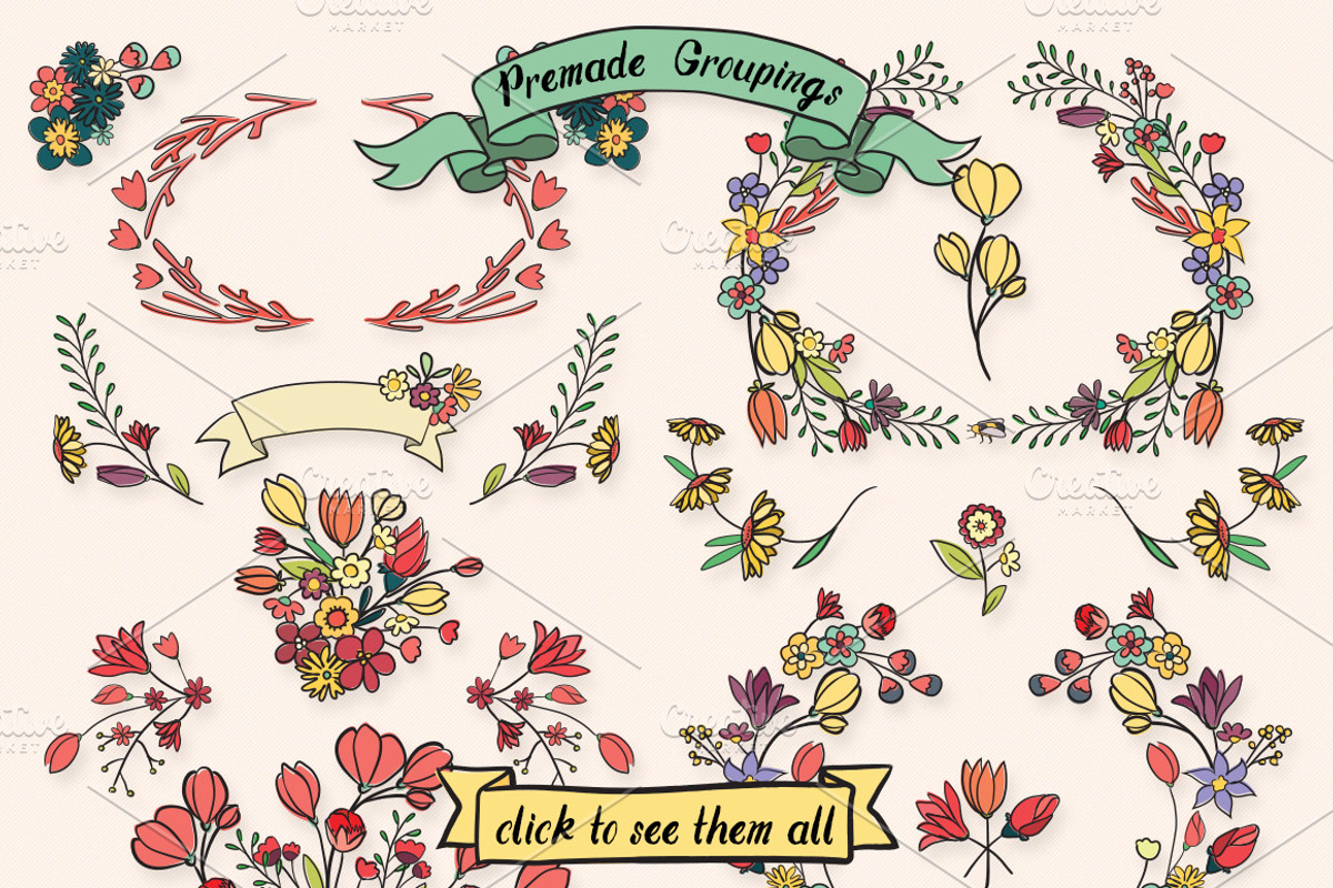 Valley Vector Floral Bundle, an Illustration by MarkieAnn Creative (Photo 3 of 5)