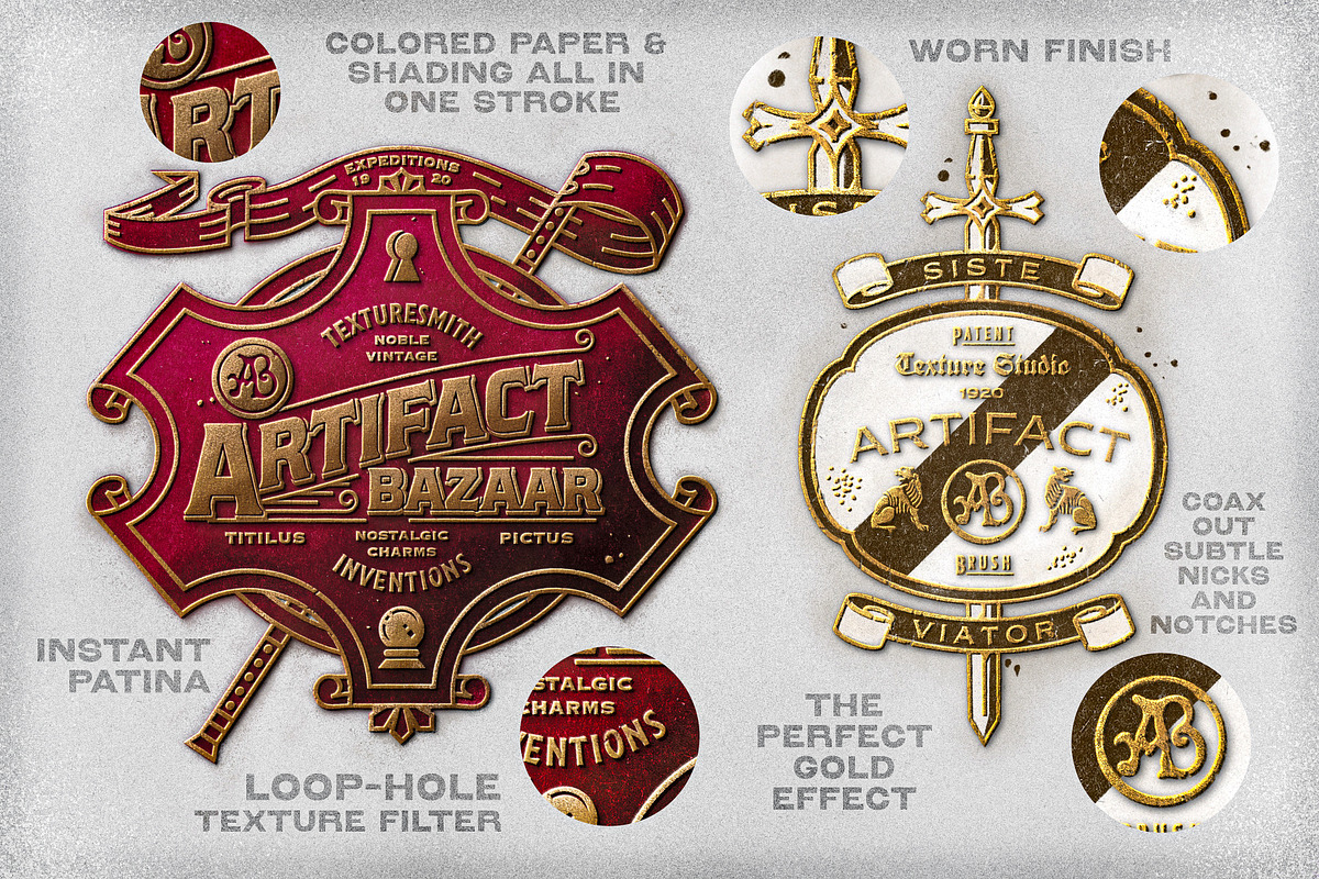 The Artifact Texture Brush Studio, a Brush Add-On by Artifact Bazaar (Photo 4 of 19)