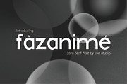 Fazanime Sans Serif, a Sans Serif Font by JNJ Studio (Thumbnail 1 of 11)
