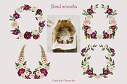 Mulberry Night Lace & Florals, a Seasonal Illustration by Catch the Dream Art (Thumbnail 8 of 14)
